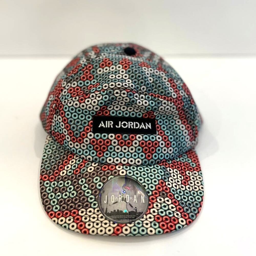 RARE Nike Air Jordan V Legacy Laney 2013 Adjustable Hat Cap- Multicolor - Picture 2 of 7